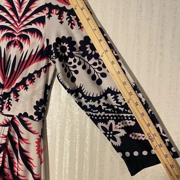 Reborn Floral Printed Long Sleeve Maxi Dress Size Medium - Picture 9 of 10